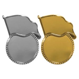 Flag Metal Badges