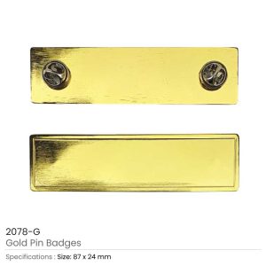 Gold Pin Badges - Image 3