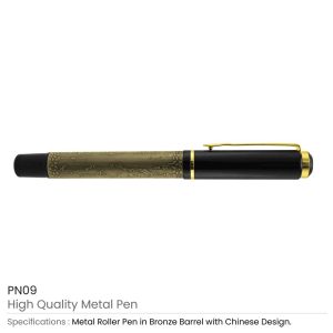 Metal Pens with Chinese Design Grip - Image 4