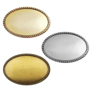 Oval Rope Design Logo Badges - Image 1