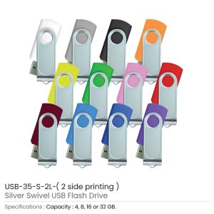 Swivel USB Two Side Print - Image 3