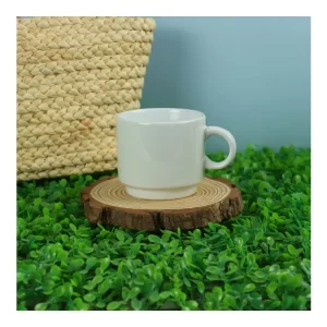Ceramic Cups 10 Oz Glossy Finish White Color - Image 6