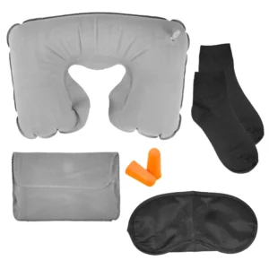 Travel Essential Set in Black Pouch