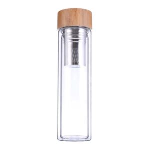 Glass and Bamboo Flask - Image 1