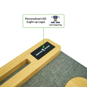 Multi-Function Mousepad, 15W Fast Wireless Charger & LED Logo - Image 5