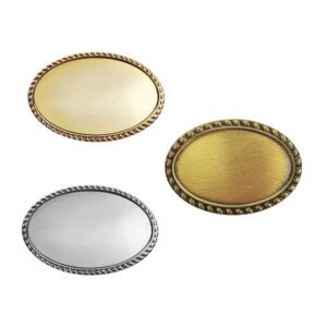 Oval Rope Design Logo Badges - Image 1