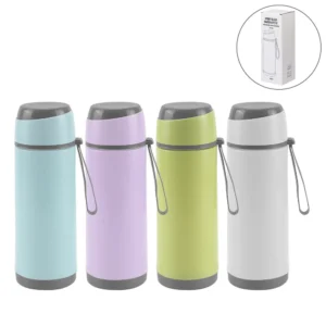 Sports Glass Bottles 500ml Twist off Lid and Carry Handle - Image 1