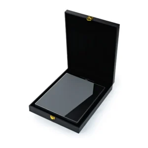 Two-Toned PU Leather Awards with Aluminum Frame & Stand – B5 Size in Luxury Box - Image 9