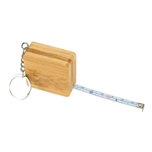 Bamboo Retractable Measuring Tape Keychains - Image 6