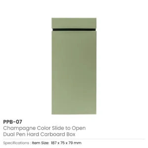 Dual Pen Box Slide to Open in Hard Cardboard Material - Image 6