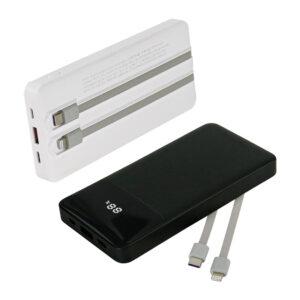 Powerbank with LED Screen 10,000 mAh & Built-in Cables - Image 6
