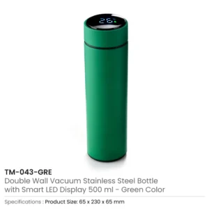 Smart Temperature LED Display Bottles in Soft Touch Finish - 500ml - Image 9